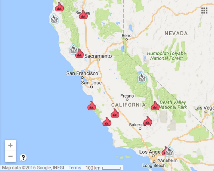 California Statewide Fire Map