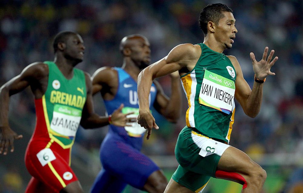 Wayde Van Niekerk at the Olympics