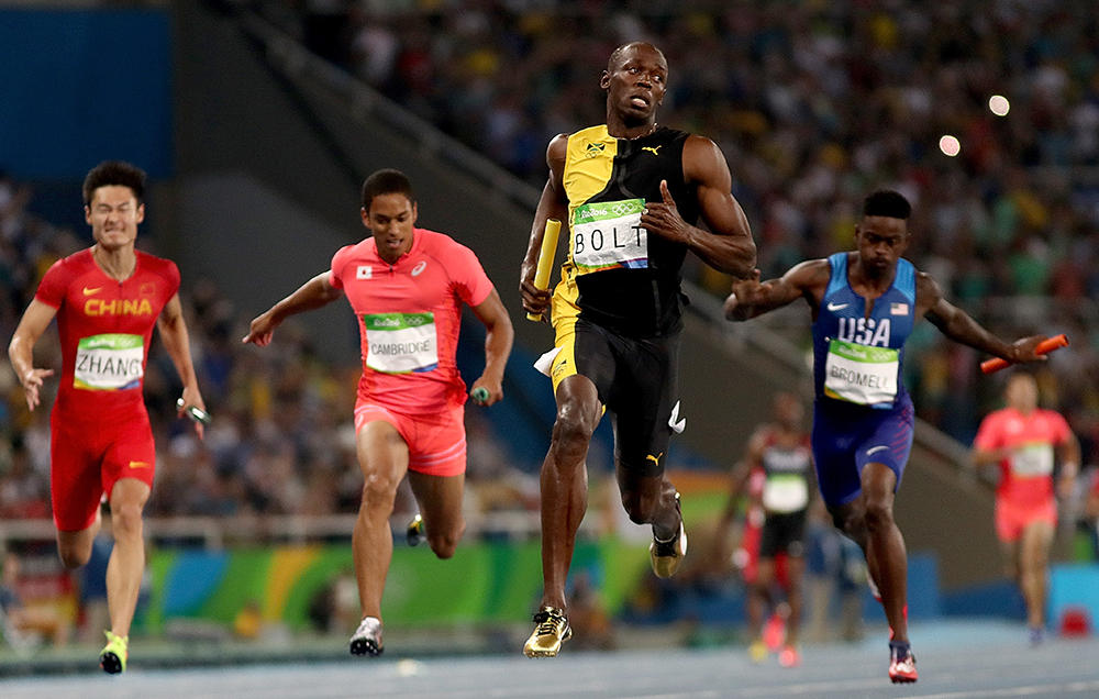 Usain Bolt at the 2016 Olympics