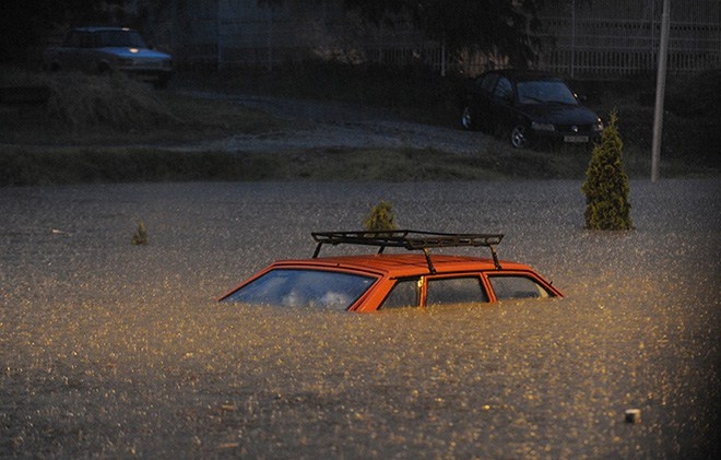 People in Macedonia who have lost their homes are in direst need of humanitarian aid