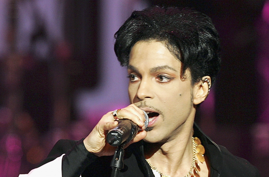 Musician Prince performs onstage at the 36th Annual NAACP Image Awards at the Dorothy Chandler Pavilion