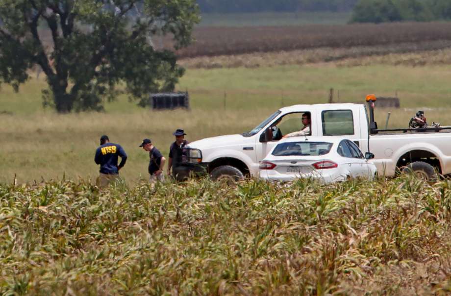 A hot air balloon made contact with high-tension power lines before crashing into a pasture in Central Texas killing all on board according to