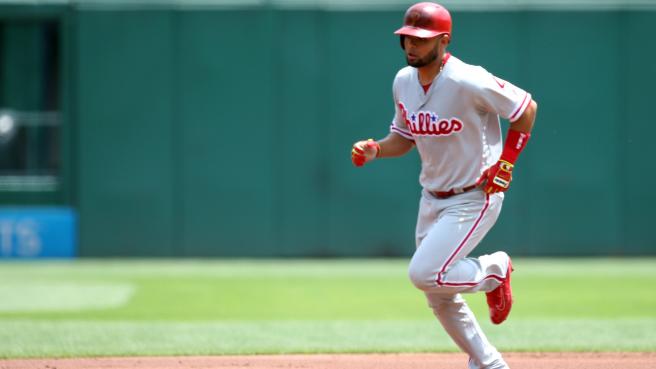 Phillies catcher Rupp leaves game after getting hit in ear