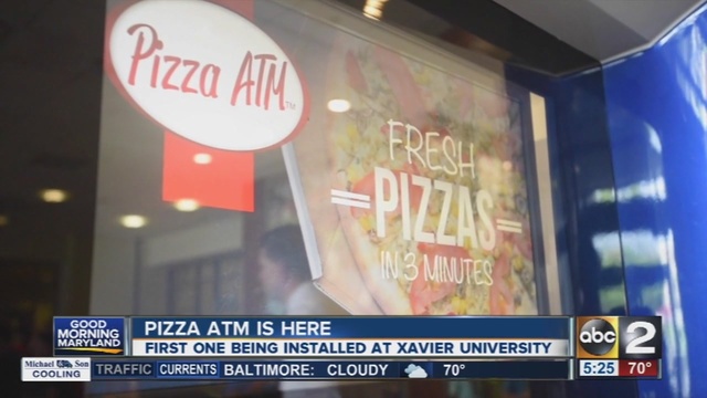 Pizza ATM debuts in USA                      WMAR