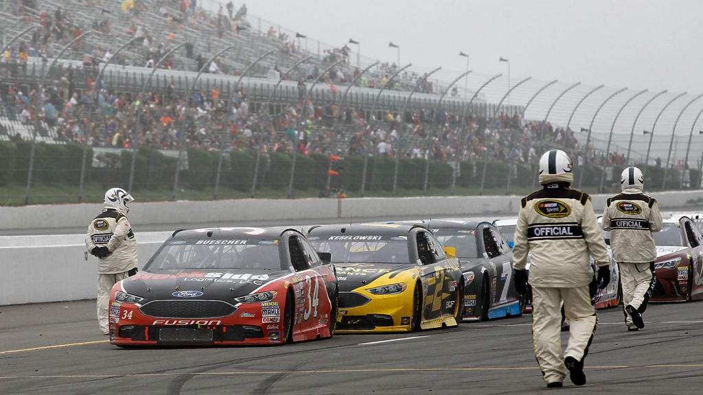 Pocono Raceway fog