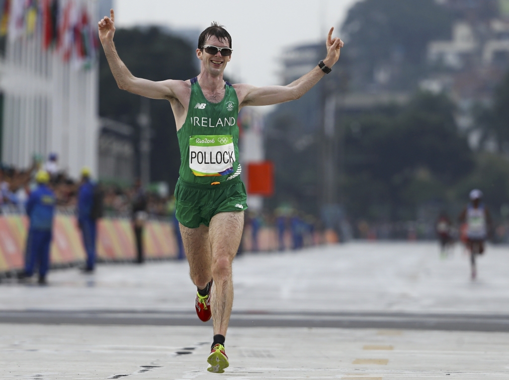 Pollock Ireland’s first man home in the marathon finished in 32nd place in a time of 2:16.24Lucy Nicholson  Reuters