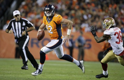 Broncos QB Siemian gets turn to start