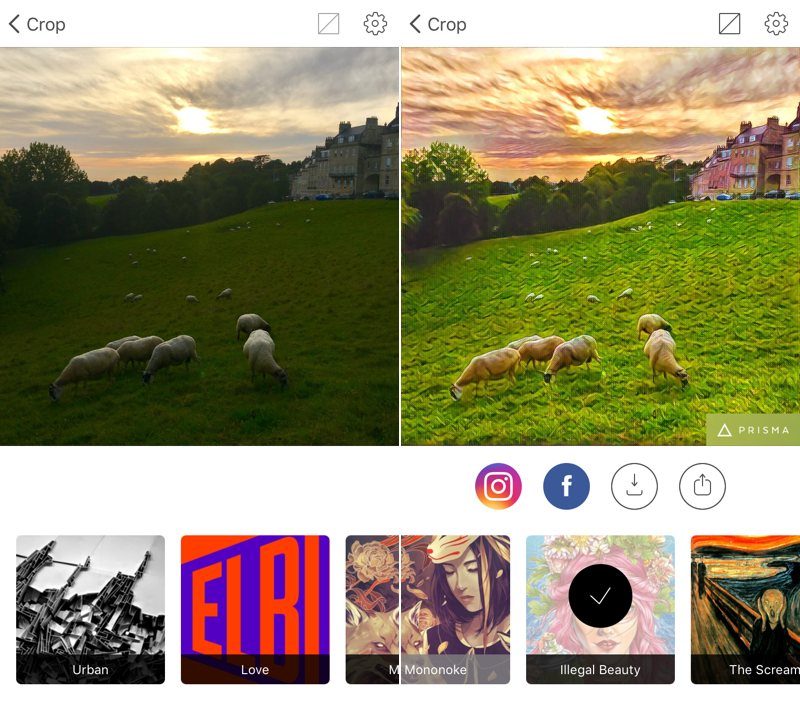 Prisma's arty photo filters now work offline