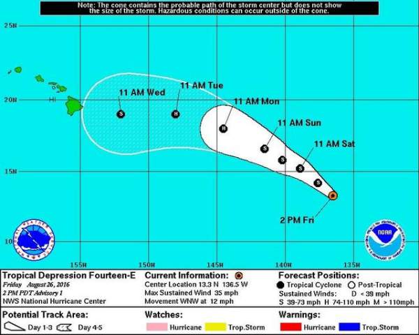 Tropical disturbance moving toward Bahamas, likely to become 'Hermine'