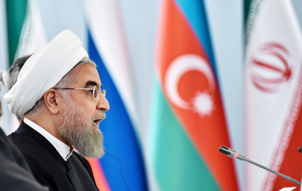 President Rouhani spoke to Theresa May about the detention of dual nationalsALEXANDER NEMENOV  GETTY IMAGES