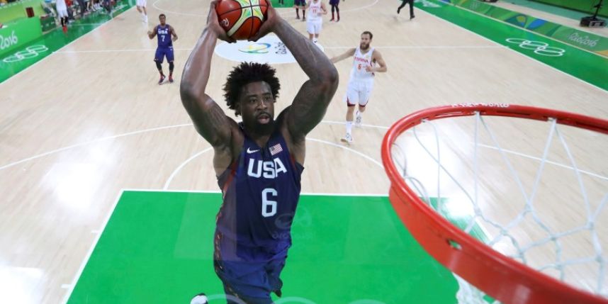 DeAndre Jordan comes up quietly on Team USA