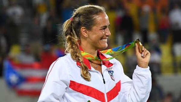 Puerto Rico gets its first ever gold medal as first time Olympian Monica Puig defeats Germany's Angelique Kerber in the Rio Olympic Final