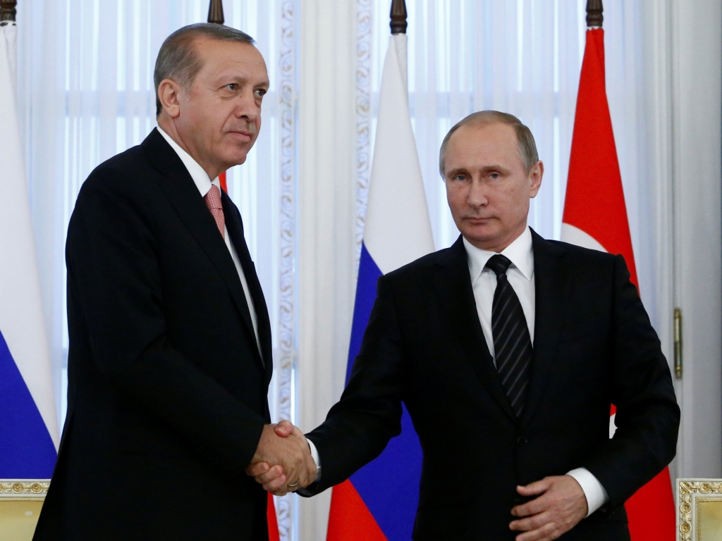 Turkey's President Erdogan in Moscow to 'reset' Russia ties