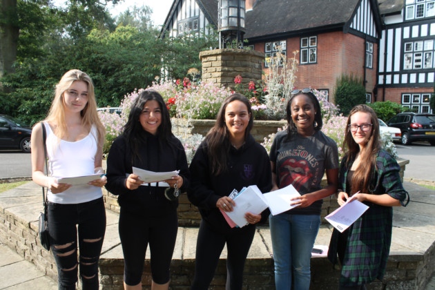 Queenswood School achied excellent A-level results