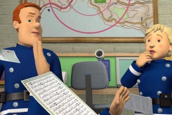 Fireman Sam says sorry after Koran page appears on screen