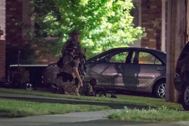 A police operation continued well into the evening in the southern Ontario town of Strathroy after the RCMP said it had halted a possible terrorist threat. THE CANADIAN PRE