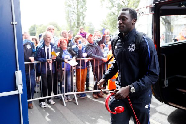 Romelu Lukaku arrives