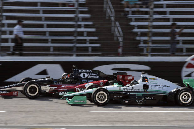 Rahal makes last-lap pass to win Indy Car race at Texas