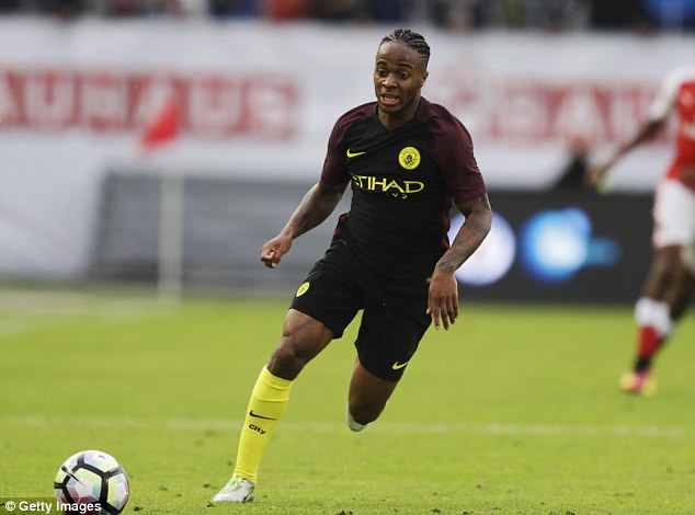 Raheem Sterling created Manchester City's first goal in their defeat against Arsenal