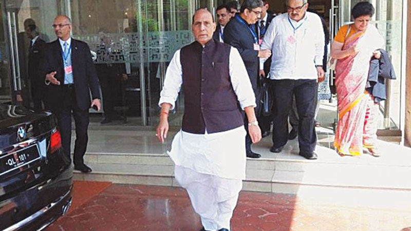 Rajnath leaves Saarc meeting abruptly amid bitterness