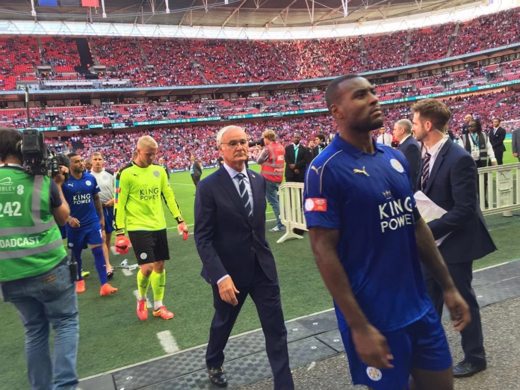 Ranieri and Fuchs after the defeat