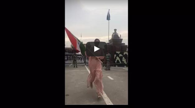 Diana Penty Indian flag Attari border