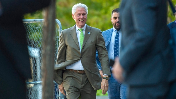 Former U.S. president Bill Clinton