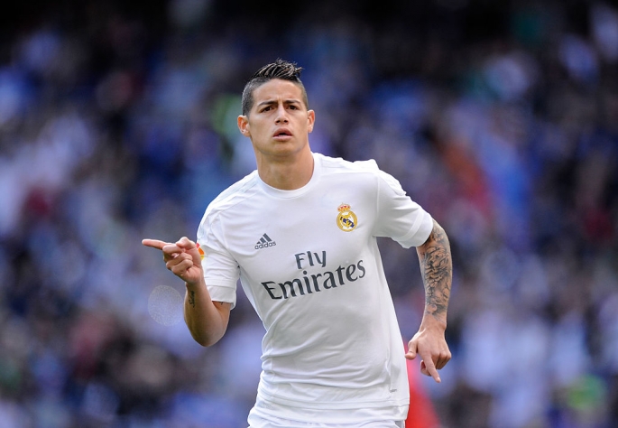 Real Madrid midfielder James Rodriguez