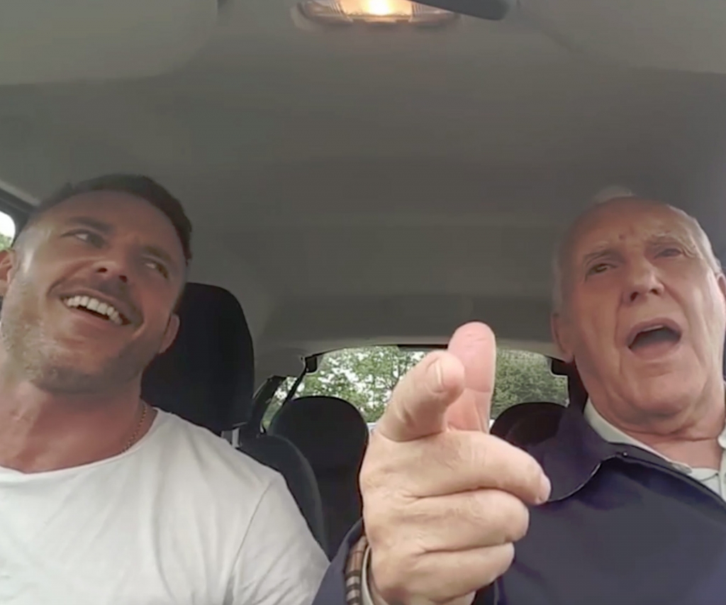 Our new favourite carpool karaoke with son and his Alzheimer's dad