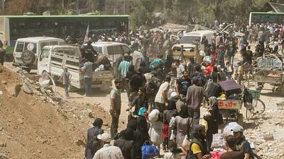 Syria Darayya residents evacuated following deal between army and rebels