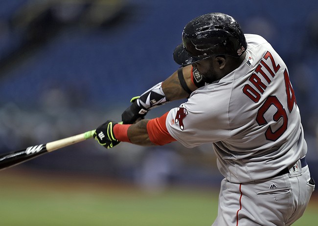 Ortiz hits 30th homer, but Red Sox lose to Rays in 11