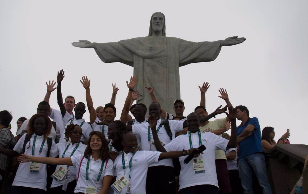 Refugee Olympic Team visit Christ the Redeemer 'It's breathtaking&#39