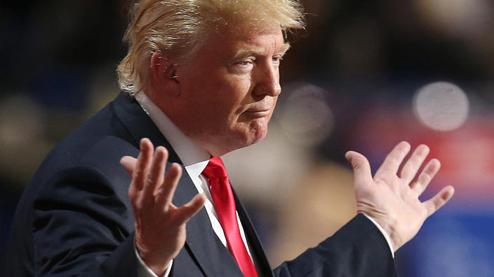 Republican Donald Trump has suggested that gun rights activists could disrupt Hillary Clinton