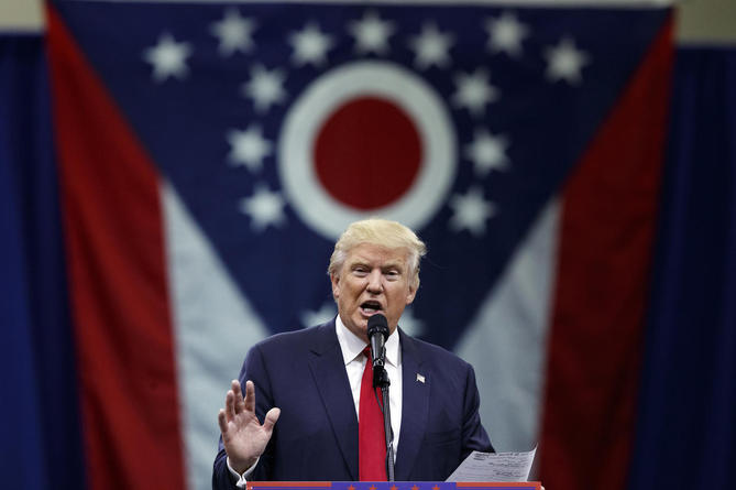 Trump Holds Rally in Ohio After Weekend of Rebuke