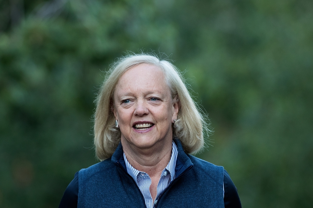 Meg Whitman chief executive officer of Hewlett Packard, attends the annual Allen & Company Sun Valley Conference