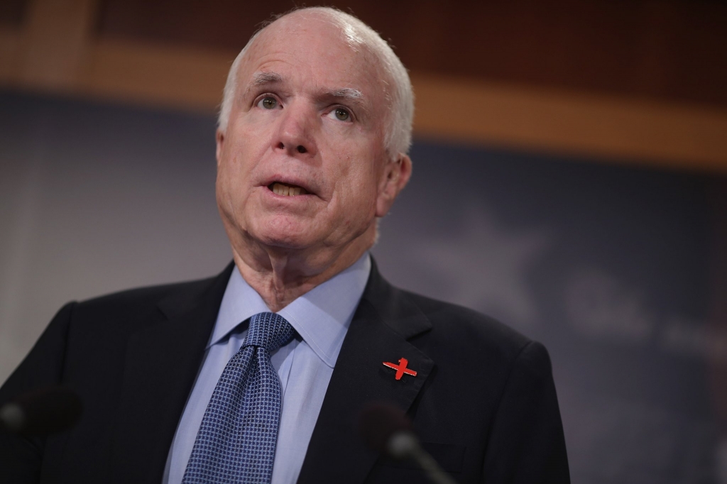 The Latest: McCain issues lengthy rebuke of Trump comments