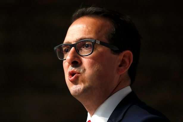 Britain's opposition Labour Party leadership candidate Owen Smith speaks during a rally in Milton Keynes Britain