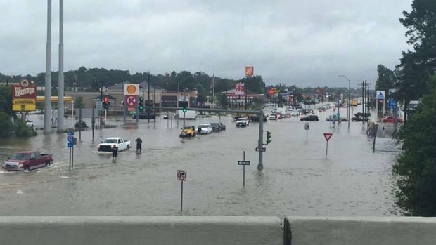 Floodwaters are leaving Louisiana submerged after storms wreak havoc on the US state