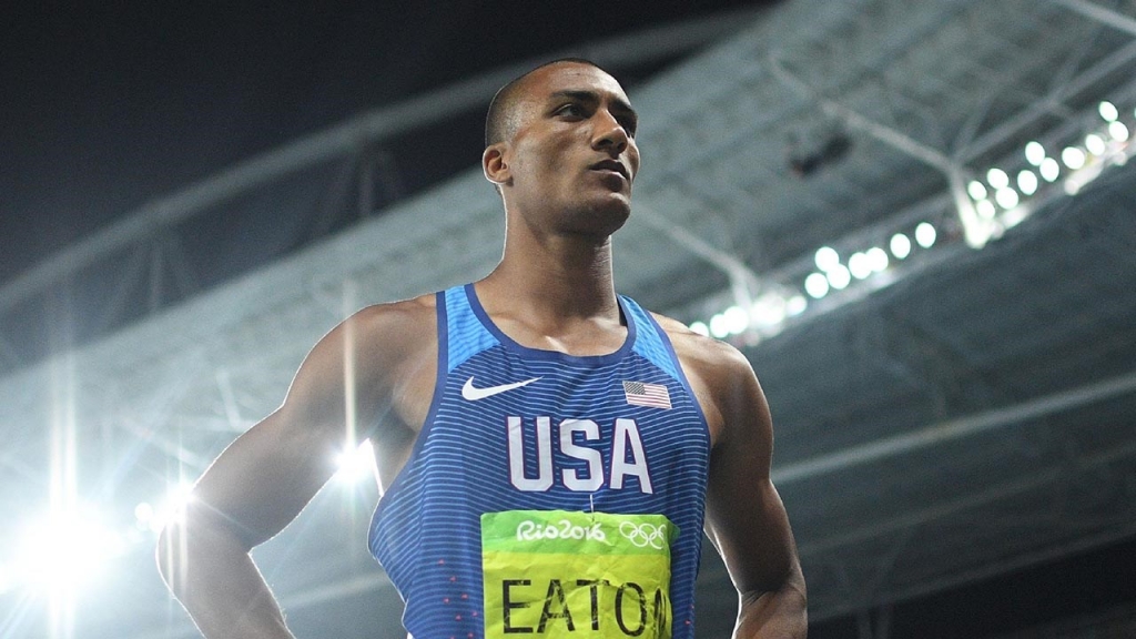 Team USA's Ashton Eaton wins 2nd consecutive decathlon gold medal