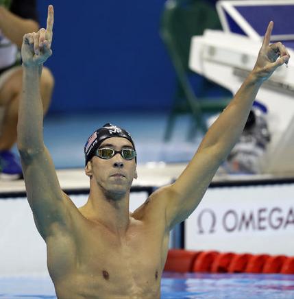 United States&#039 Michael Phelps celebrates after winning the gold medal in the men's 200-meter butterfly final during the swimming competitions at the 2016 Summer Olympics Tuesday Aug. 9 2016 in Rio de Janeiro Brazil