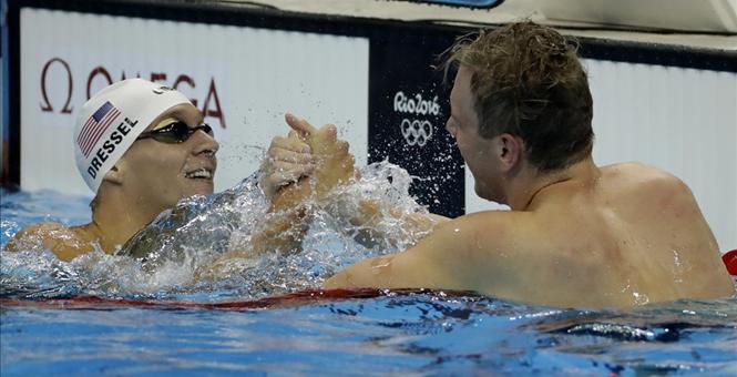 Phelps Ledecky Lochte Star power on display in Rio