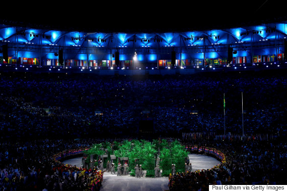 Paddy Barnes leads Team Ireland into the opening ceremony of Rio 2016