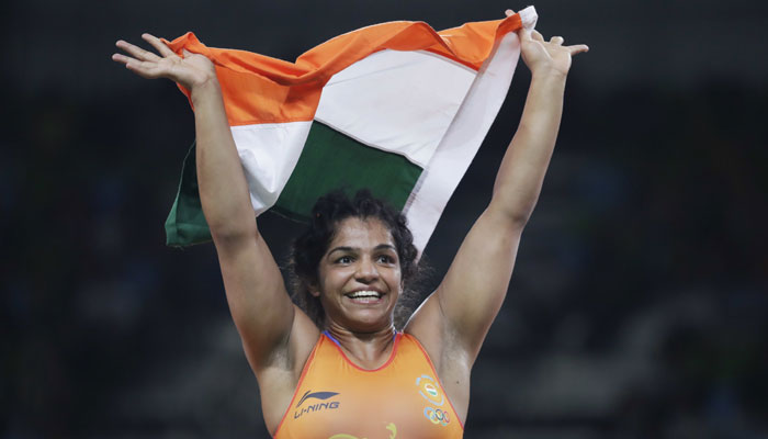 Rio Olympics 2016 Sakshi Malik arrives in Delhi to rousing reception after clinching historic Bronze medal