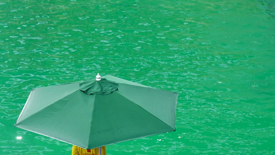 Rio Olympics Diving Green Blue Pool