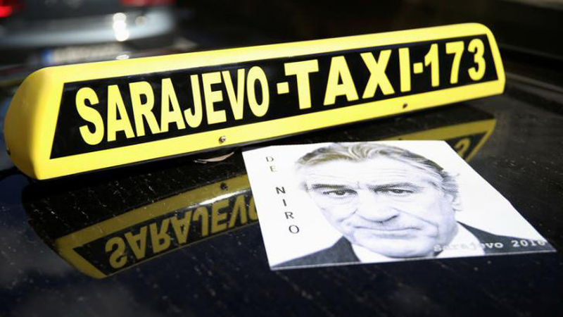 Want a drive with Robert De Niro? Hail a Sarajevo taxi