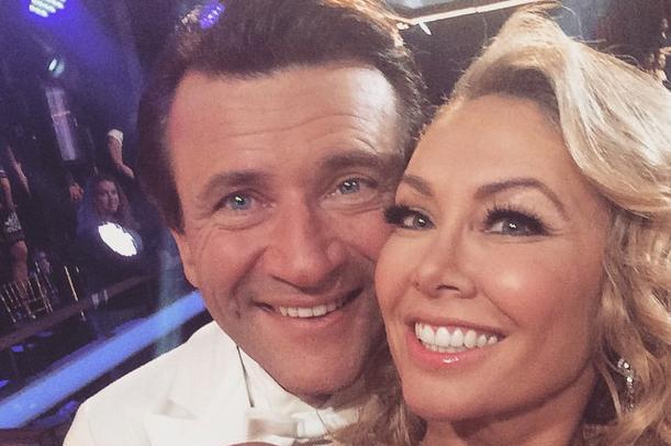 Robert Herjavec and Kym Johnson