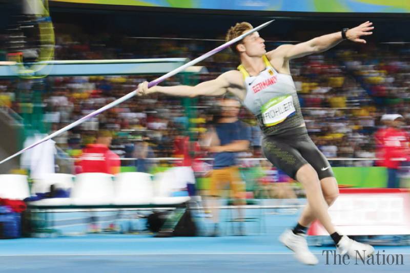 Germany's Rohler takes gold in men's javelin