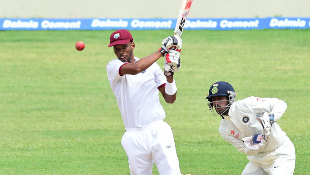 Roston Chase scored his maiden hundred in the 2nd Test vs India