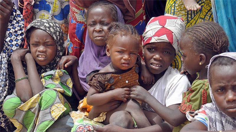 Roughly 20,000 children have been separated from their families in northeastern Nigeria alone