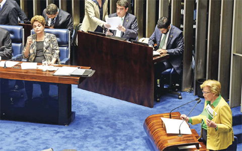 Brazil's Dilma Rousseff takes stand in impeachment trial